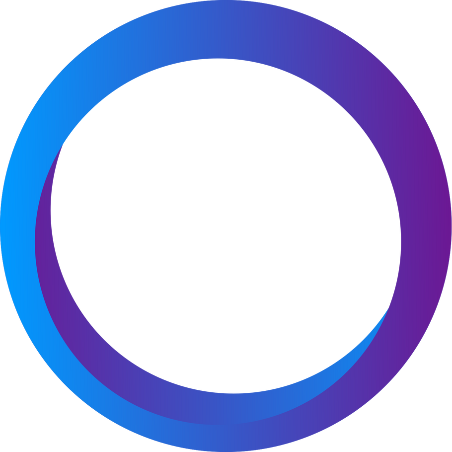 Gradient 3D Circle Shape